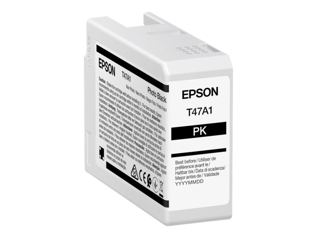 Image EPSON Singlepack Photo Black T47A1 UltraChrome Pro 10 ink 50ml