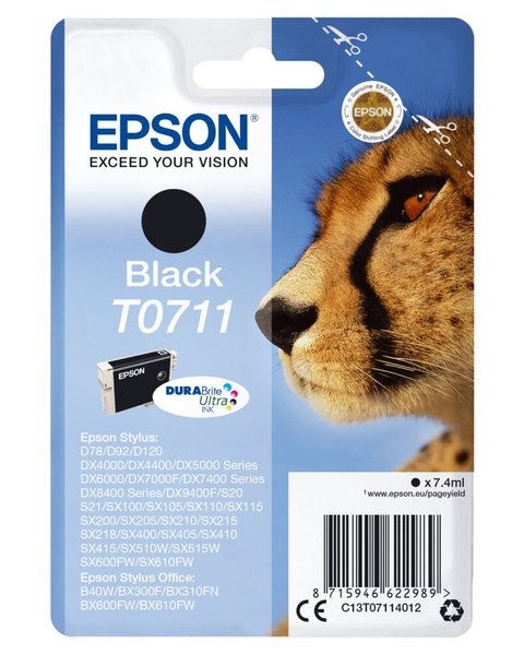 Image EPSON T0711 Schwarz Tintenpatrone