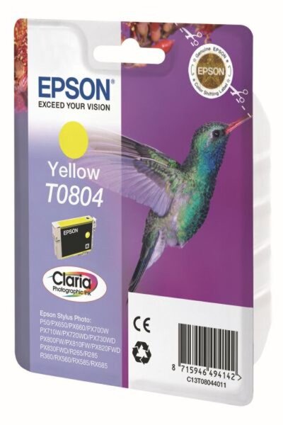 Image EPSON T0804 Gelb Tintenpatrone