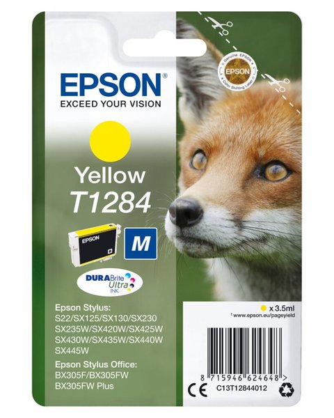 Image EPSON T1284 Größe M Gelb Tintenpatrone