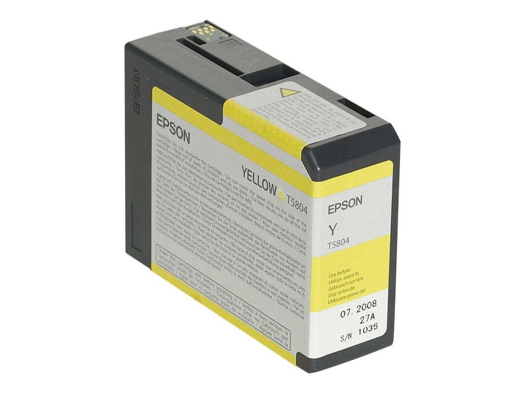 Image EPSON T5804 Gelb Tintenpatrone
