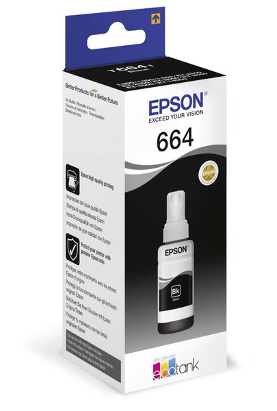 Image EPSON T6641 Schwarz Nachfülltinte