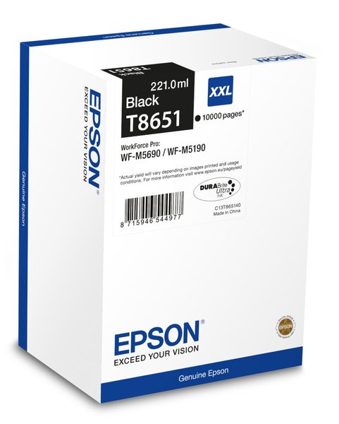 Image EPSON T8651 Schwarz Nachfülltinte