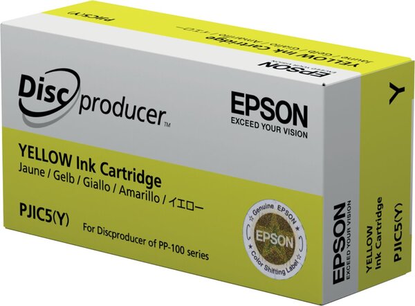 Image EPSON Tinte für EPSON Cd-Label-Printer PP 100, gelb
