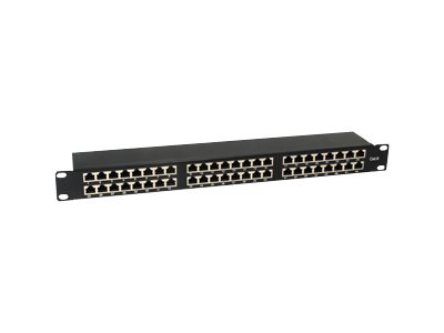 Image EQUIP Patchpanel 48x RJ45 Cat6  19" 1HE