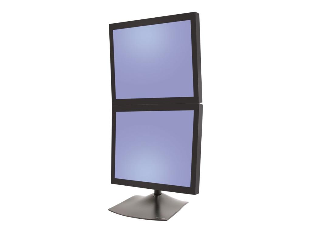 Image ERGOTRON DS 100 Konfiguration zwei Monitore vertikal schwarz