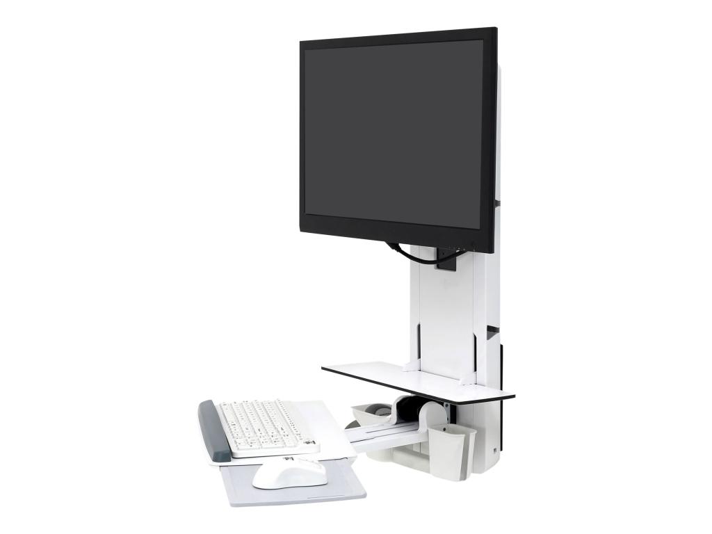 Image ERGOTRON StyleView Sit-Stand Vertical Lift Patient Room weiss max.24Zoll LCD VE