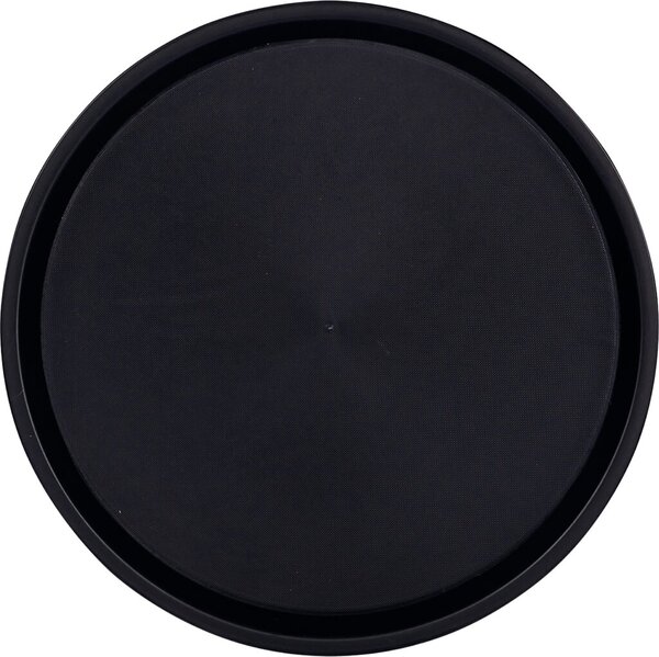 Image Serviertablett OHIO, schwarz, Kunststoff, Ø 36,5 cm, gum.Oberfläche