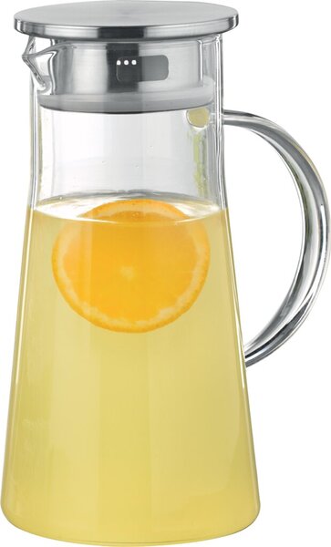 Image Glaskaraffe PORTO mit Griff, Inhalt: 1 L, Höhe 22,6 cm, Breite 10,8 cm