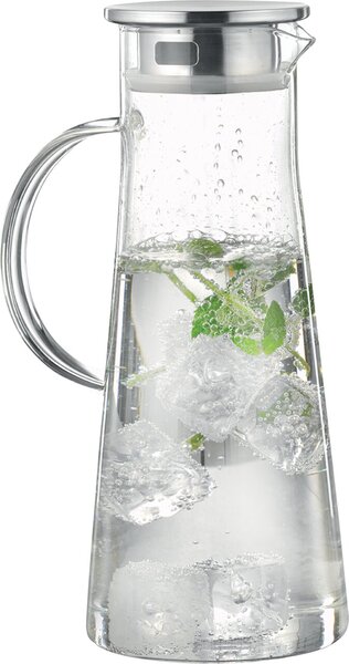 Image Glaskaraffe FARO m. Griff, Inh. 1,7 L Höhe 28,5 cm, Breite 11,7 cm