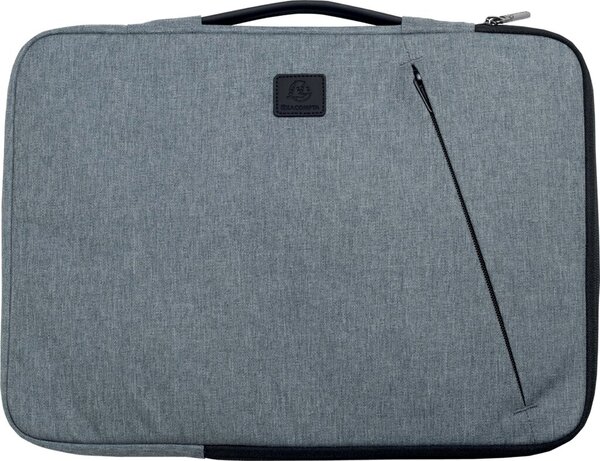 Image Exacompta Laptophülle Business Kunstfaser grau bis 40,6 cm (16 Zoll)