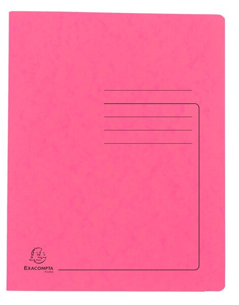 Image Schnellhefter Colorspan 355g, A4, rosa mit Beschriftungsfeld, für 350 Blatt