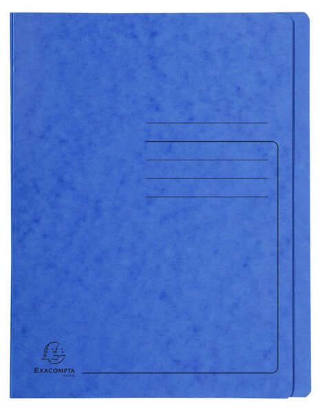 Image Schnellhefter Colorspan 355g, A4, blau mit Beschriftungsfeld, für 350 Blatt