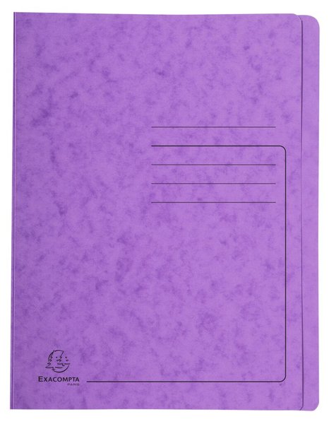 Image Schnellhefter Colorspan 355g, A4, violett, mit Beschriftungsfeld