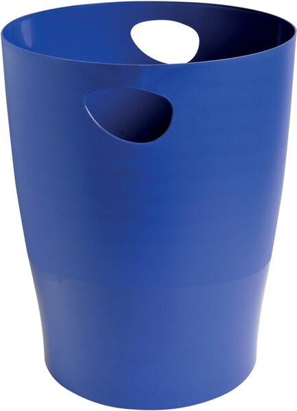 Image Papierkorb ECOBIN Bee Blue, marineblau 15l, mit Griffen
