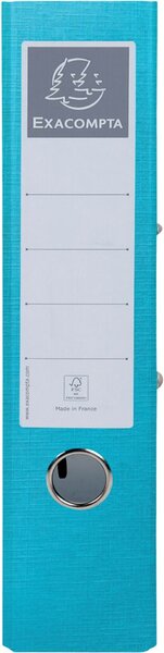 Image Ordner PremTouch, Teksto, DIN A4, 80 mm, blau, Karton, Griffloch, ver-