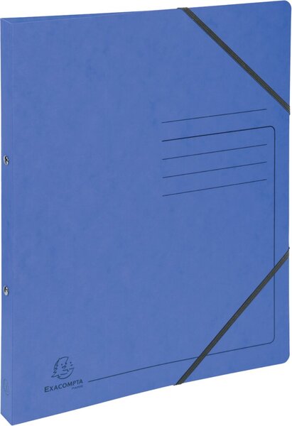 Image Ringhefter Colorspan mit Gummizug blau, 2 Ringe, 15 mm