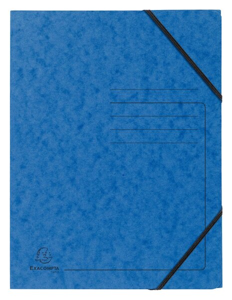 Image Eckspanner mit Gummizug, A4, blau ohne Klappen - Colorspan