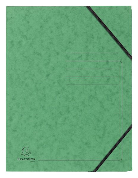 Image Eckspanner mit Gummizug, A4, grün ohne Klappen - Colorspan