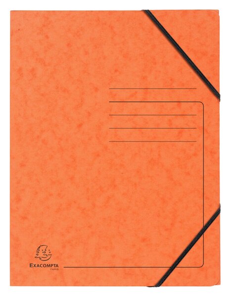 Image Eckspanner mit Gummizug, A4, orange ohne Klappen - Colorspan