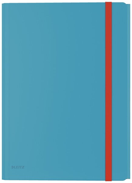 Image Eckspannermappe Cosy PP mit Tasche blau, A4, für ca. 150 Blatt, 3 Klappen