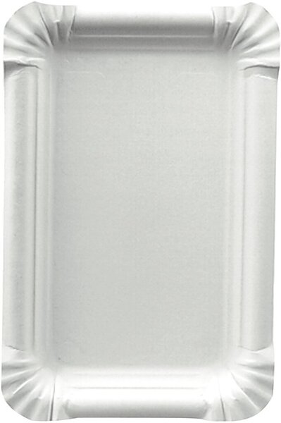 Image Einweg-Teller Pure 13x20cm weiß weiß