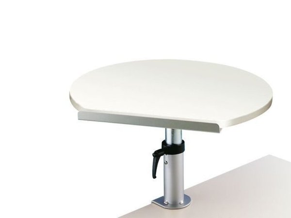 Image Ergonomisches Tischpult 30kg weiß melaminharzbeschichtet 60x51cm