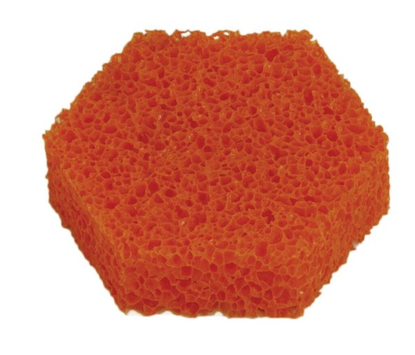 Image Ersatzschwamm für Markenanfeuchter, Naturkautschuk, 85 mm, orange