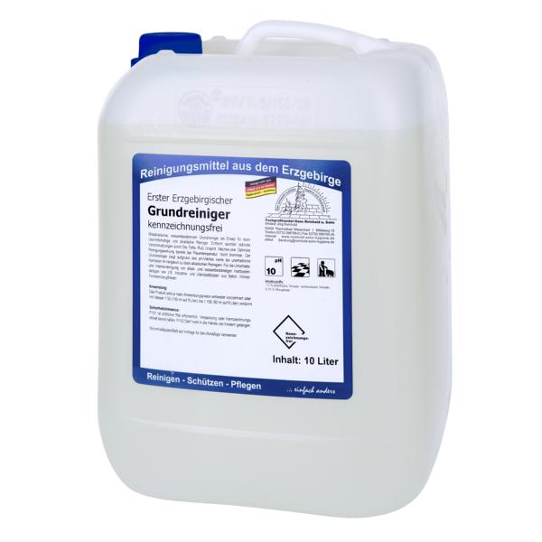 Image Erster Erzgebirgischer Grundreiniger kennzeichnungsfrei | 10 Liter Ersatz für stark lösemittelhaltige und alkalische Reiniger