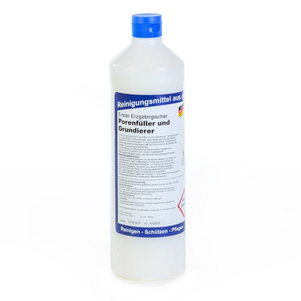 Image Erster Erzgebirgischer Porenfüller und Grundierer | 1 Liter permanenter Tiefengrundierer für wasserfeste, offenporige Oberflächen
