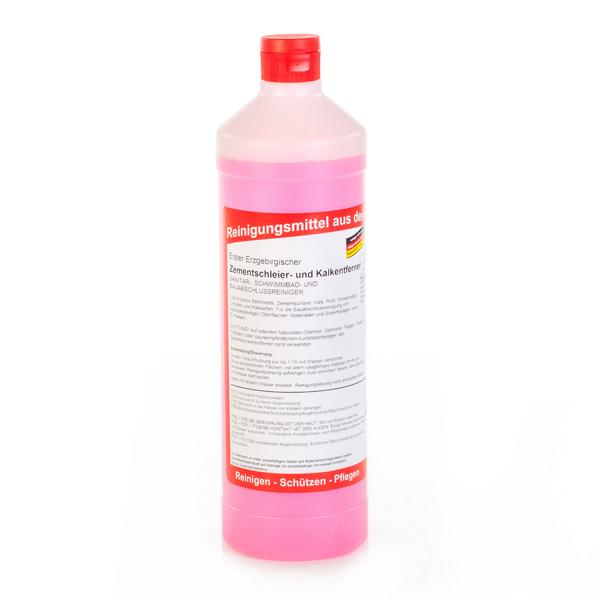 Image Erster Erzgebirgischer Zementschleier- und Kalkentferner |  1 Liter Sanitär-, Schwimmbad- und Bauabschlussreiniger