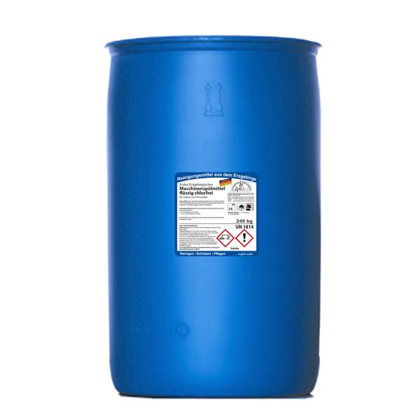 Image Erstes Erzgebirgisches Maschinenspülmittel flüssig chlorfrei | 240 kg für Gläser und Porzellan (+Pfandgebühr Artikel ||99970||)