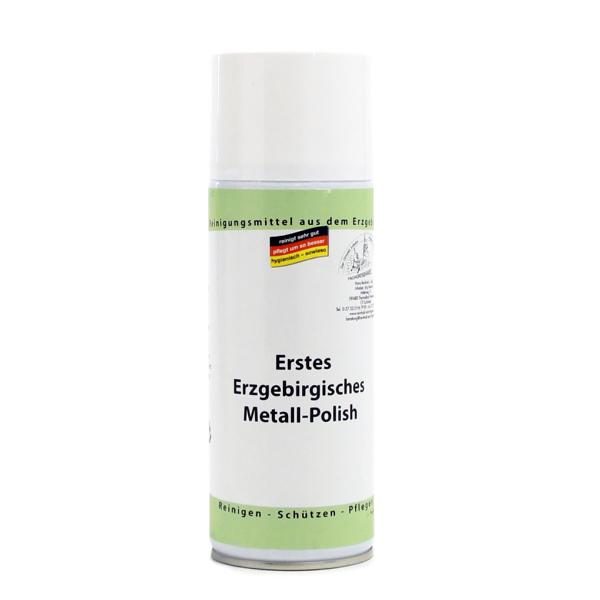 Image Erstes Erzgebirgisches Metall-Polish | 400 ml lösungsmittelfreies SchleifschaumSpray zum Reinigen und Polieren