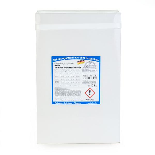 Image Erstes Erzgebirgisches Profi Vollwaschmittel-Pulver | 10 kg phosphatfreies Vollwaschmittel, 30°C, 60°C, 95°C