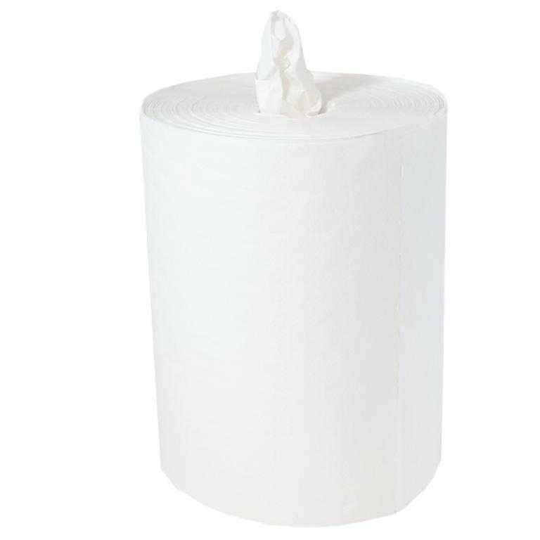 Image Euterpapier E101-0, nassreißfest Innenabrollung, weiß, 45 g/m² | 6 x 800 Blatt 1-lagig, ohne Innenkern, 1 VE=6 Rollen
