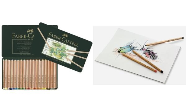 Image FABER-CASTELL Buntstifte PITT PASTE LL, 24er Metalletui (5660791)