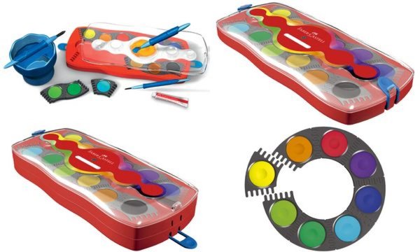 Image FABER-CASTELL Deckfarbkasten CONNEC TOR, 24 Farben (56525031)