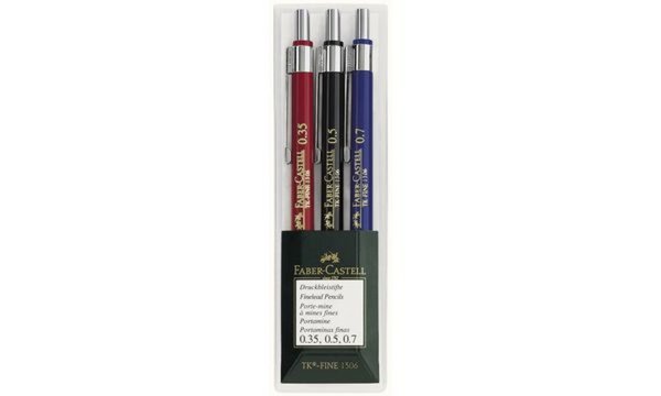 Image FABER-CASTELL Druckbleistift TK-FIN E 1306, 3er Etui (5660564)