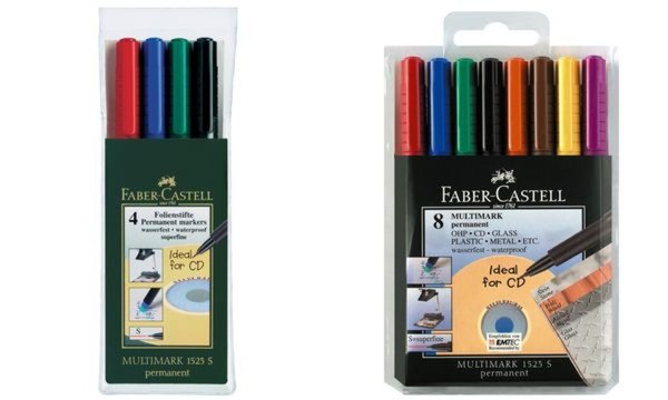Image FABER-CASTELL Permanent-Marker MULT IMARK S, 4er Etui (5652480)