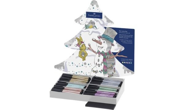 Image FABER-CASTELL Tuschestift PITT arti st pen, 90er Display (5661090)
