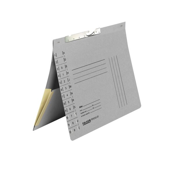 Image Pendelhefter, Amtsheftung, grau, A4 mit Dehntasche, Schlitzstanzung