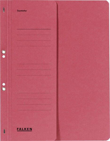 Image Ösenhefter, rot, DIN A4, 250g/qm Manila-RC-Karton, 1/2 Vorderdeckel,