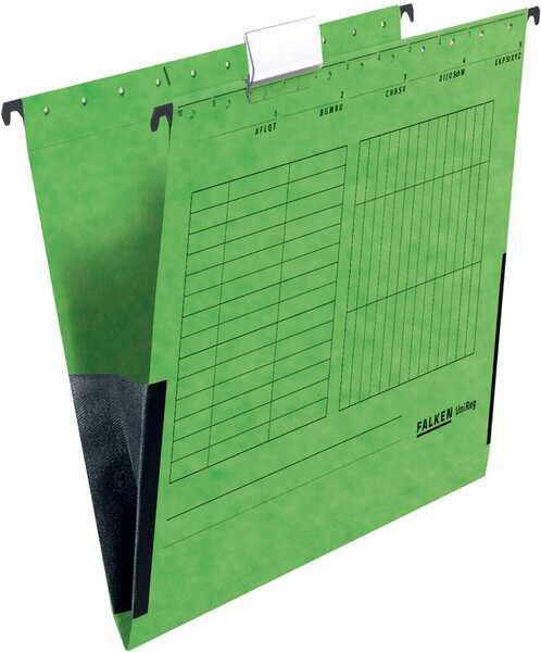 Image Hängetasche UniReg, grün 230g/m²-Kraftkarton, mit Leinenfröschen