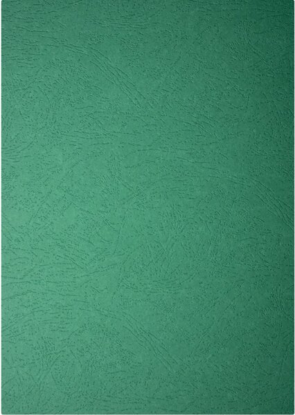 Image Einbanddeckel, A4, Lederstruktur 250g Karton, Delta Cover, grün