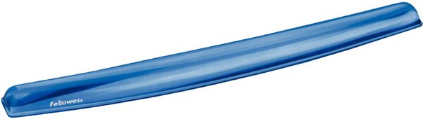 Image FELLOWES Mauspad Crystal Gel Tastatur Handgelenkauflage,blau