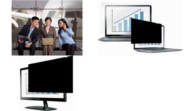 Image FELLOWES PrivaScreen Blackout Blickschutzfilter für Notebook und Monitor, 14,0