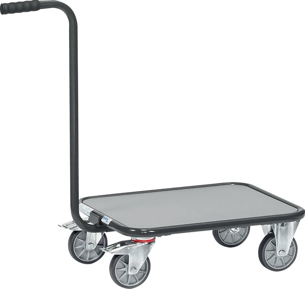 Image Griffroller 1161-7016 Holzboden 250kg anthrazit, Ladefläche 600 x 500 mm