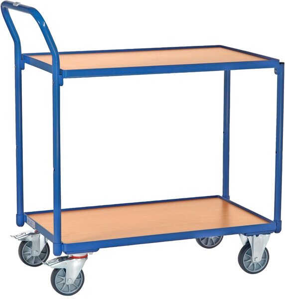Image Tischwagen 2740, Ladefläche 850 x 500 mm, mit 2 Böden