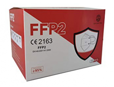 Image Sparpack Mund-Nasenschutz Atemschutzmaske faltbar Schutzstufe FFP2 - Pack a 20 Stück