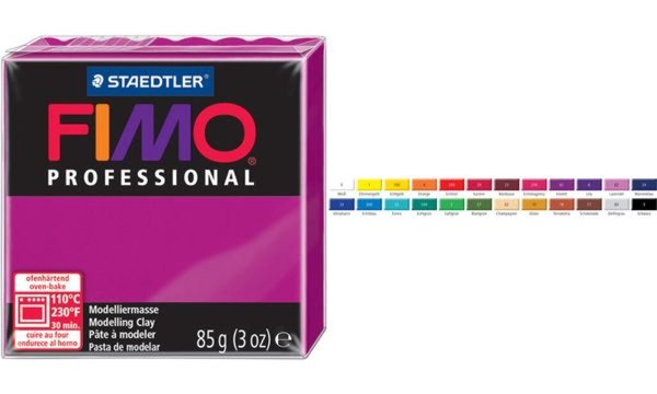 Image FIMO PROFESSIONAL Modelliermasse, o fenhärtend, karmin, 85 g (57890033)